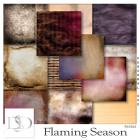  Flaming Season Papers by DsDesign 